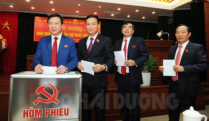 Comrade Pham Xuan Thang was elected Secretary of the Provincial Party Committee with absolute votes